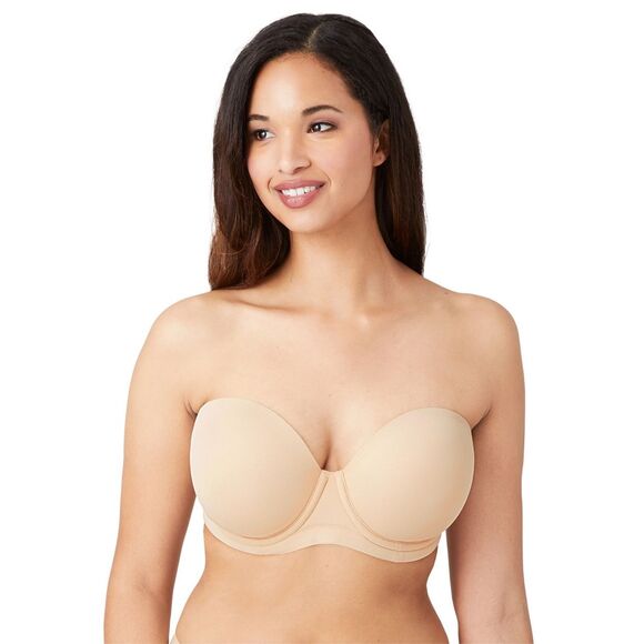 Wacoal NWT Red Carpet Underwire Strapless Bra, Sand 36DD - Picture 5 of 7